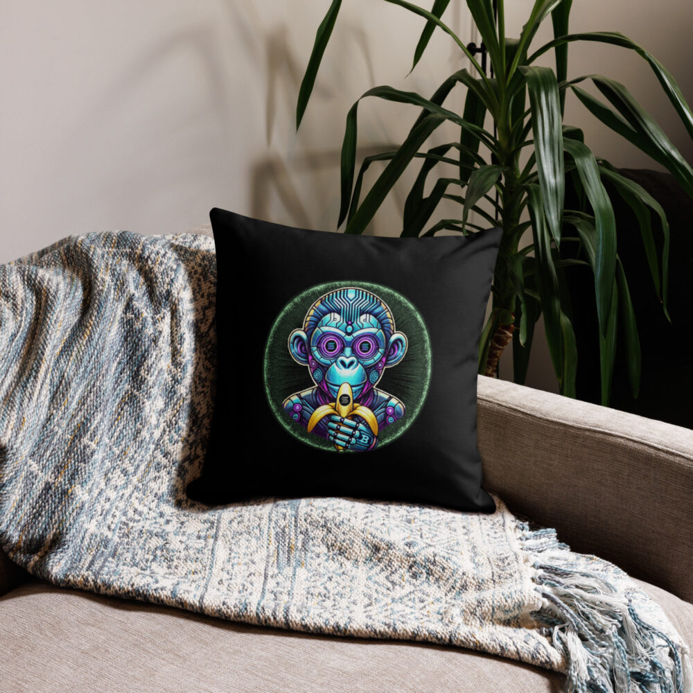 Premium Pillow - MonkeyAI Coin - Image 2