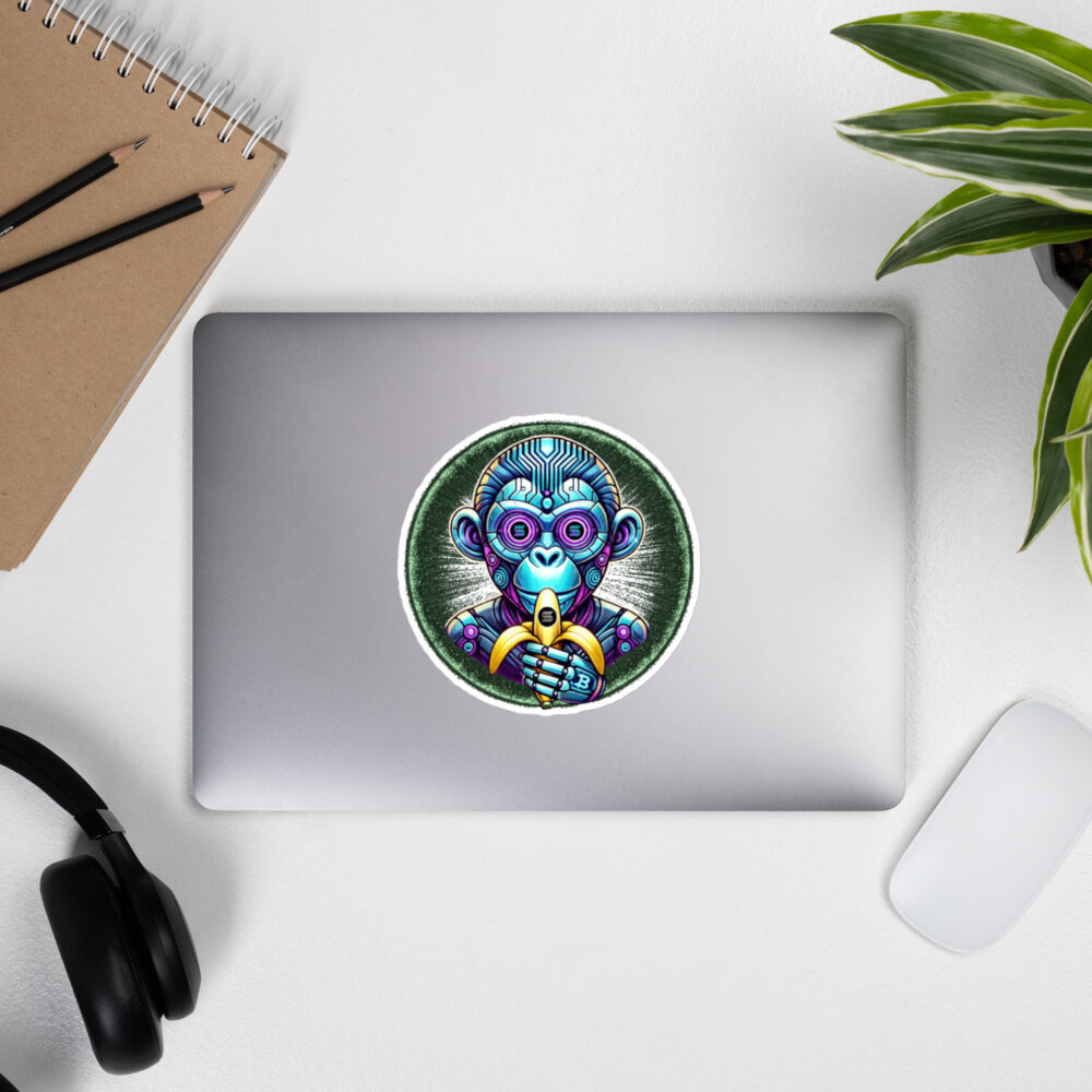 Bubble-free stickers - MonkeyAI Coin - Image 9