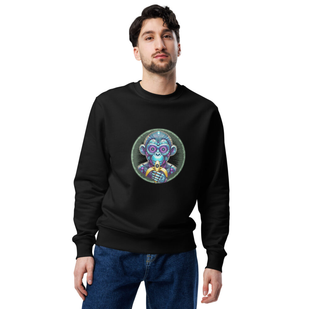 Unisex eco sweatshirt - MonkeyAI Coin - Image 4