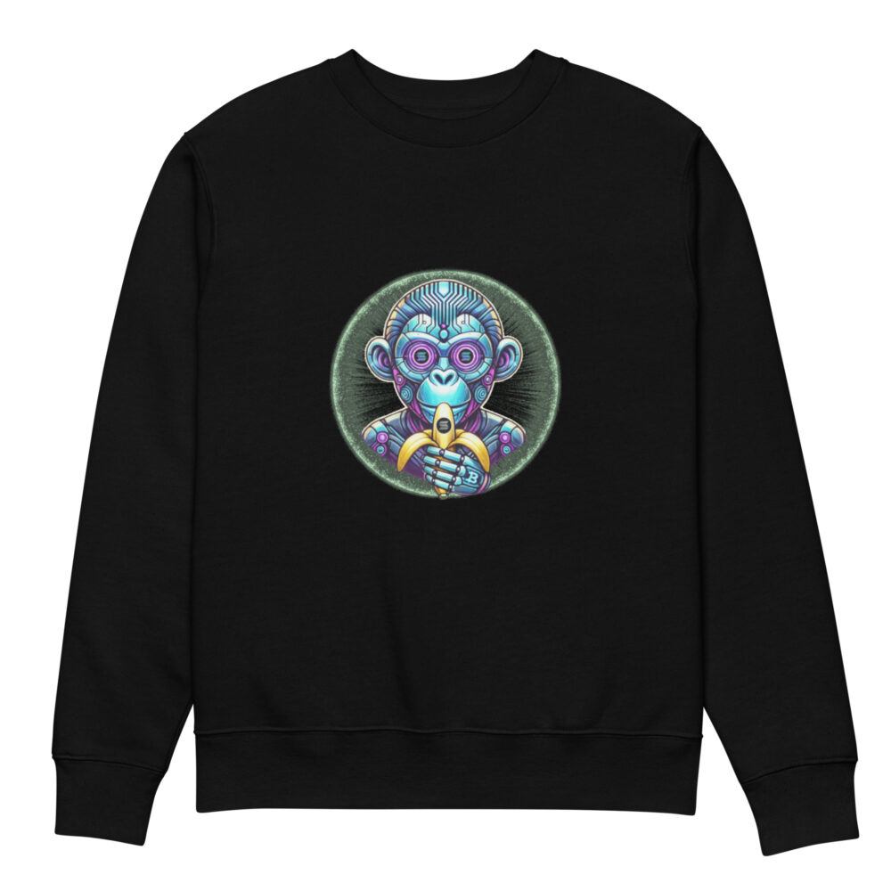 Unisex eco sweatshirt - MonkeyAI Coin - Image 7