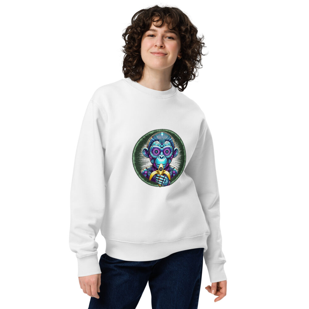 Unisex eco sweatshirt - MonkeyAI Coin - Image 5