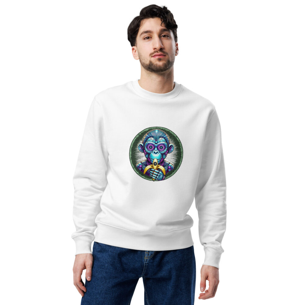 Unisex eco sweatshirt - MonkeyAI Coin - Image 6