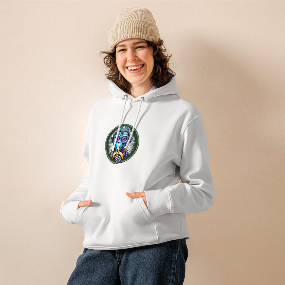 Unisex essential eco hoodie - MonkeyAI Coin - Image 7