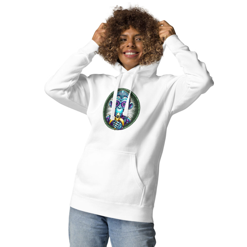 Unisex Hoodie - MonkeyAI Coin - Image 3